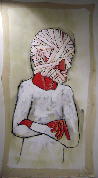 Artist in Bandages